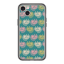 スリムプロテクションプレミアムケース［ ELLE - Cat Pattern - グリーン ］