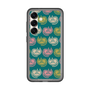 スリムプロテクションプレミアムケース［ ELLE - Cat Pattern - グリーン ］