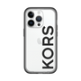 スリムプロテクションプレミアムケース［ MICHAEL KORS - Logo - Black ］