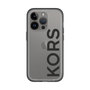 スリムプロテクションプレミアムケース［ MICHAEL KORS - Logo - Black ］