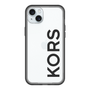 スリムプロテクションプレミアムケース［ MICHAEL KORS - Logo - Black ］