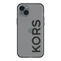スリムプロテクションプレミアムケース［ MICHAEL KORS - Logo - Black ］
