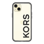 スリムプロテクションプレミアムケース［ MICHAEL KORS - Logo - Black ］