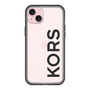 スリムプロテクションプレミアムケース［ MICHAEL KORS - Logo - Black ］