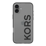 スリムプロテクションプレミアムケース［ MICHAEL KORS - Logo - Black ］