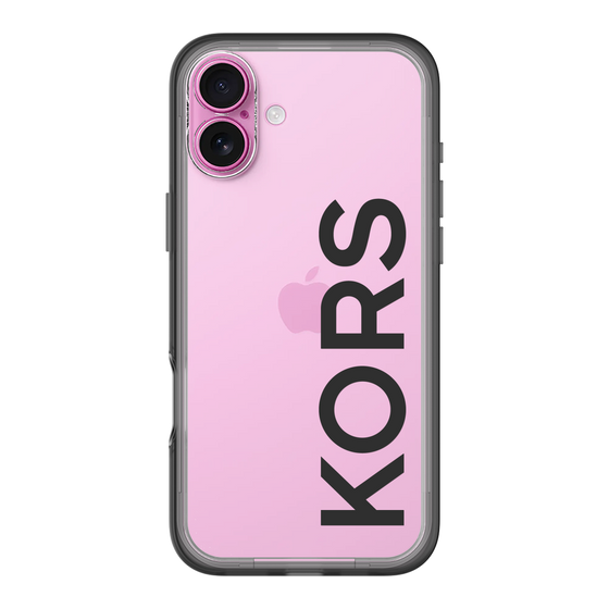 スリムプロテクションプレミアムケース［ MICHAEL KORS - Logo - Black ］