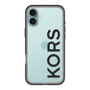 スリムプロテクションプレミアムケース［ MICHAEL KORS - Logo - Black ］