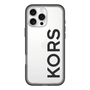 スリムプロテクションプレミアムケース［ MICHAEL KORS - Logo - Black ］