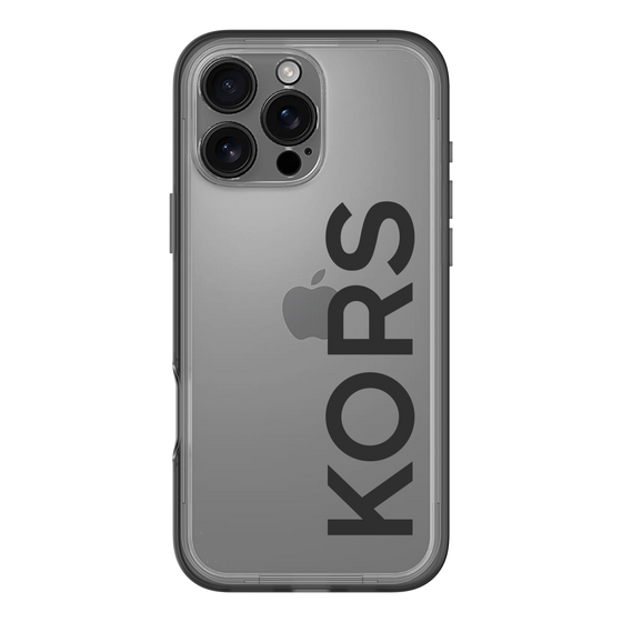 スリムプロテクションプレミアムケース［ MICHAEL KORS - Logo - Black ］