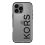 スリムプロテクションプレミアムケース［ MICHAEL KORS - Logo - Black ］