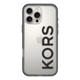 スリムプロテクションプレミアムケース［ MICHAEL KORS - Logo - Black ］