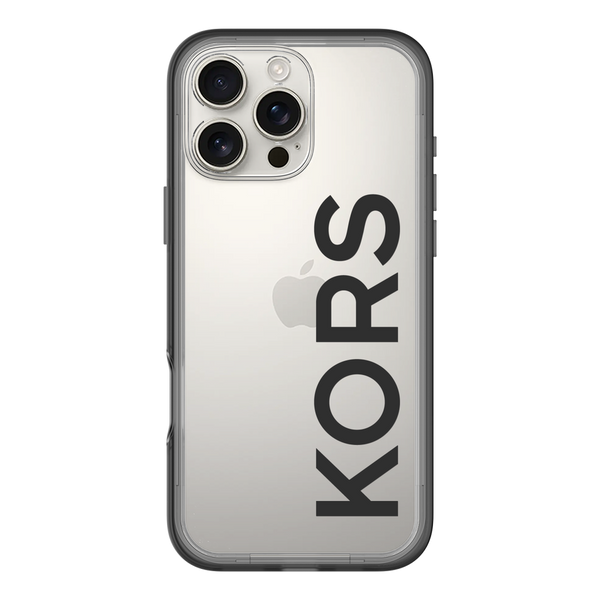 【aaa】iPhone16Pro用 MICHAEL KORS ブックタイプ MICHAEL KORS - Folio Case Stripe with Tassel Charm for