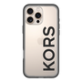 スリムプロテクションプレミアムケース［ MICHAEL KORS - Logo - Black ］