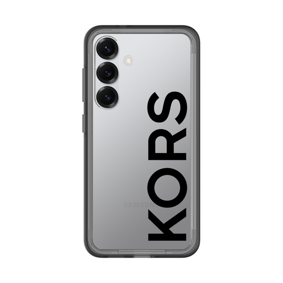 スリムプロテクションプレミアムケース［ MICHAEL KORS - Logo - Black ］