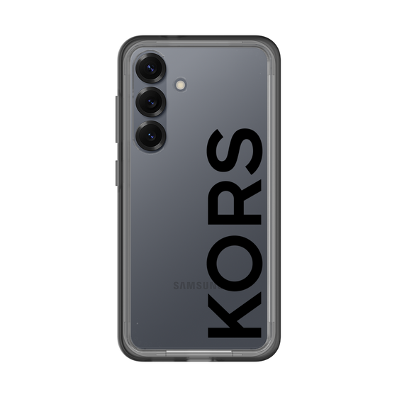 スリムプロテクションプレミアムケース［ MICHAEL KORS - Logo - Black ］