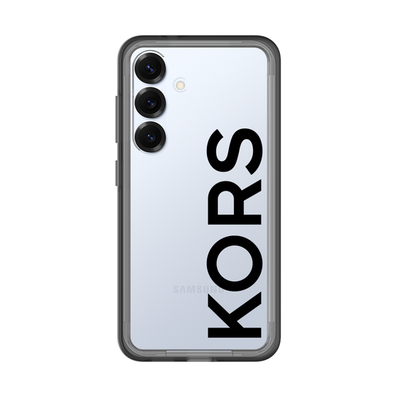スリムプロテクションプレミアムケース［ MICHAEL KORS - Logo - Black ］