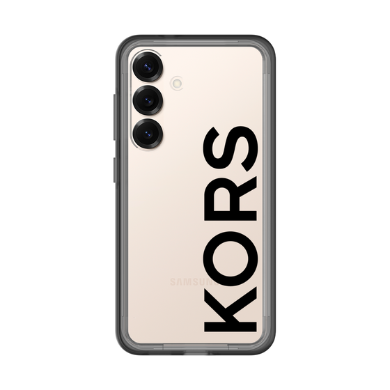 スリムプロテクションプレミアムケース［ MICHAEL KORS - Logo - Black ］