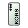 スリムプロテクションプレミアムケース［ MICHAEL KORS - Logo - Black ］