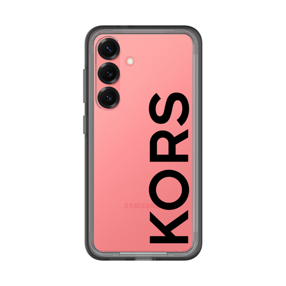 スリムプロテクションプレミアムケース［ MICHAEL KORS - Logo - Black ］
