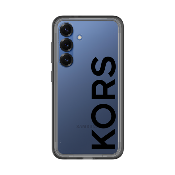 スリムプロテクションプレミアムケース［ MICHAEL KORS - Logo - Black ］