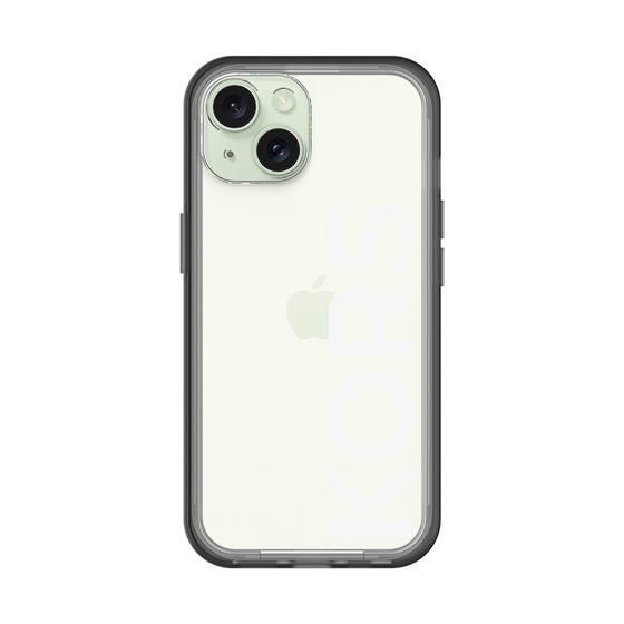 スリムプロテクションプレミアムケース［ MICHAEL KORS - Logo - White ］