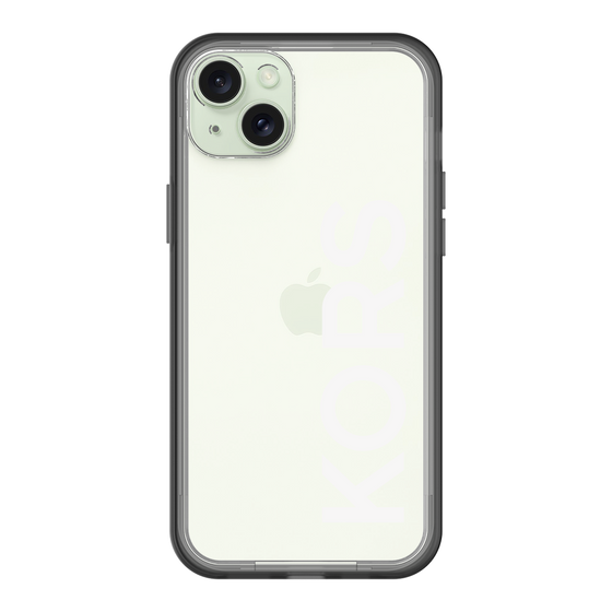 スリムプロテクションプレミアムケース［ MICHAEL KORS - Logo - White ］