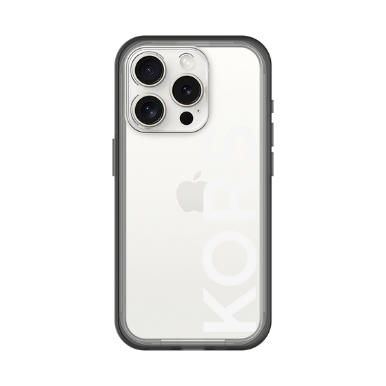 スリムプロテクションプレミアムケース［ MICHAEL KORS - Logo - White ］