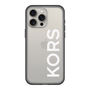 スリムプロテクションプレミアムケース［ MICHAEL KORS - Logo - White ］