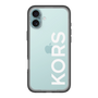スリムプロテクションプレミアムケース［ MICHAEL KORS - Logo - White ］