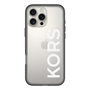 スリムプロテクションプレミアムケース［ MICHAEL KORS - Logo - White ］