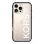 スリムプロテクションプレミアムケース［ MICHAEL KORS - Logo - White ］