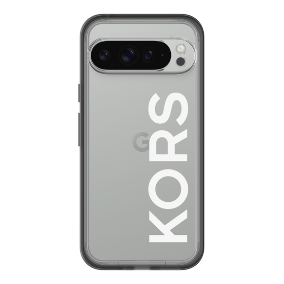 スリムプロテクションプレミアムケース［ MICHAEL KORS - Logo - White ］
