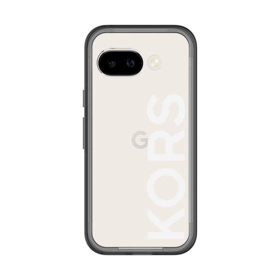 スリムプロテクションプレミアムケース［ MICHAEL KORS - Logo - White ］