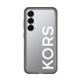 スリムプロテクションプレミアムケース［ MICHAEL KORS - Logo - White ］