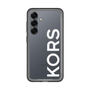 スリムプロテクションプレミアムケース［ MICHAEL KORS - Logo - White ］
