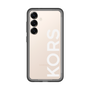 スリムプロテクションプレミアムケース［ MICHAEL KORS - Logo - White ］
