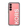 スリムプロテクションプレミアムケース［ MICHAEL KORS - Logo - White ］