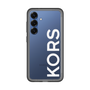 スリムプロテクションプレミアムケース［ MICHAEL KORS - Logo - White ］