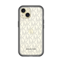 スリムプロテクションプレミアムケース［ MICHAEL KORS - Signiture - Clear Black ］