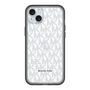 スリムプロテクションプレミアムケース［ MICHAEL KORS - Signiture - Clear Black ］