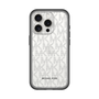 スリムプロテクションプレミアムケース［ MICHAEL KORS - Signiture - Clear Black ］