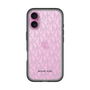 スリムプロテクションプレミアムケース［ MICHAEL KORS - Signiture - Clear Black ］