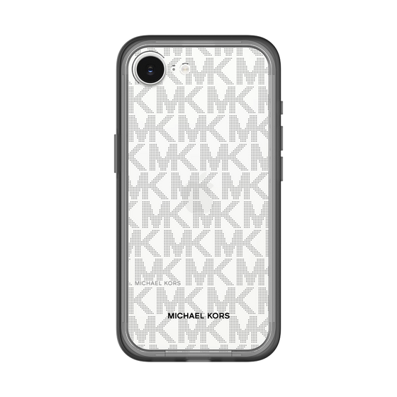 スリムプロテクションプレミアムケース［ MICHAEL KORS - Signiture - Clear Black ］