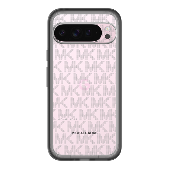スリムプロテクションプレミアムケース［ MICHAEL KORS - Signiture - Clear Black ］