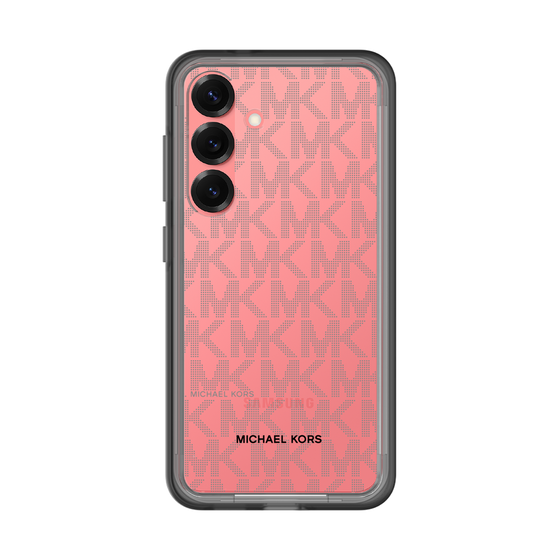 スリムプロテクションプレミアムケース［ MICHAEL KORS - Signiture - Clear Black ］