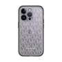 スリムプロテクションプレミアムケース［ MICHAEL KORS - Signiture - Clear White ］
