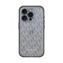 スリムプロテクションプレミアムケース［ MICHAEL KORS - Signiture - Clear White ］