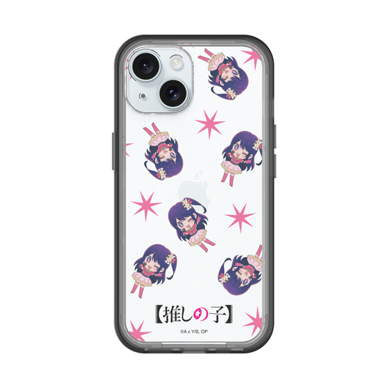 スリムプロテクションプレミアムケース［ 【推しの子】 - アイ - ミニキャラ総柄 ］