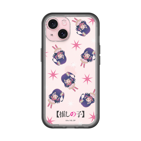スリムプロテクションプレミアムケース［ 【推しの子】 - アイ - ミニキャラ総柄 ］