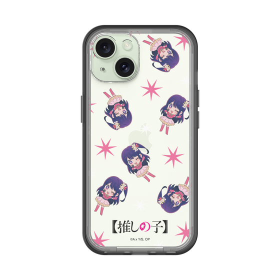 スリムプロテクションプレミアムケース［ 【推しの子】 - アイ - ミニキャラ総柄 ］